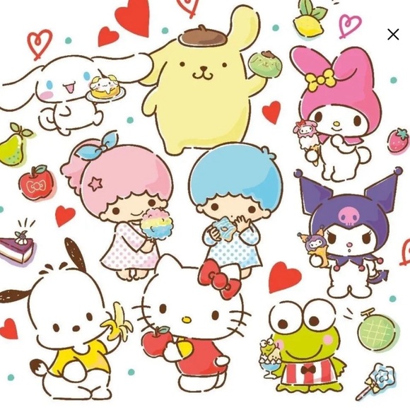 Sanrio Kuromi & Pompompurin Hair claw clips NEW *  Hello Kitty - Picture 4 of 4